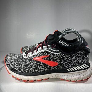 Brooks Adrenaline GTS 20 Womens Size 8 Running Shoes Black Sneakers Gym Walking